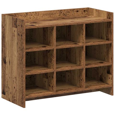 Mobile per scarpe Legno antico 85 x 39,5 x 70 cm - Foto 1