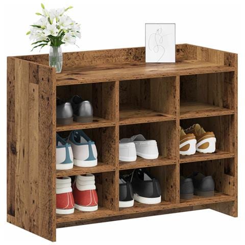 Mobile per scarpe Legno antico 85 x 39,5 x 70 cm - Foto 2