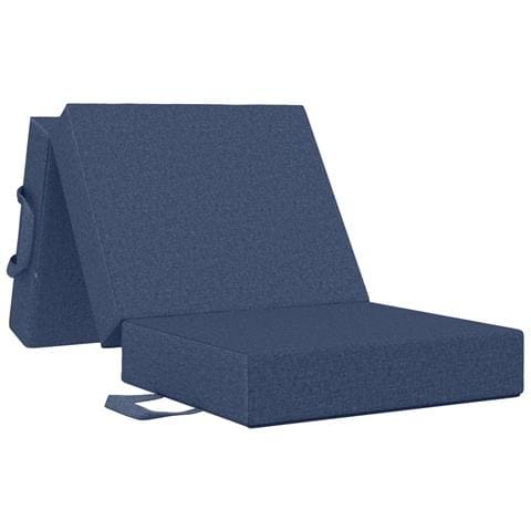 Divano Letto Pieghevole 90 x 63 x 45 cm Blu - Foto 1