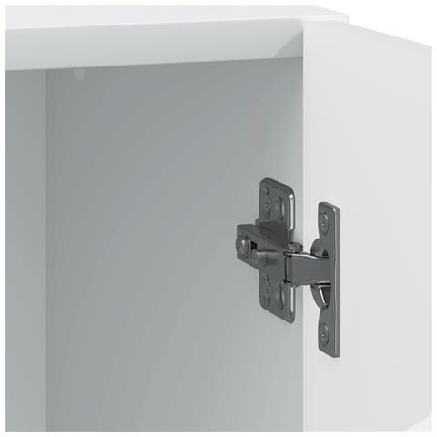 Comodino 2 pcs Bianco 43 x 34,5 x 47 cm Legno ingegnerizzato - Foto 9