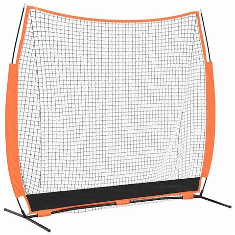 Rete da pratica per baseball Nero 250 x 106,5 x 210 cm - Foto 1