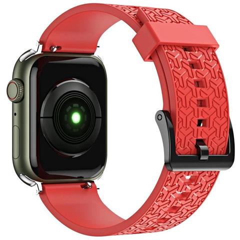 Cinturino Y Per Apple Watch 7 / Se (41/40/38 Mm) Cinturino Rosso - Foto 5