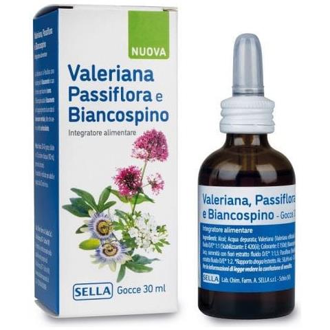 Valeriana Passiflora e Biancospino Gocce 30 ml - Foto 1