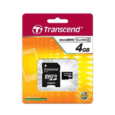 MicroSDHC da 4 GB con Adattatore SD - Foto 2