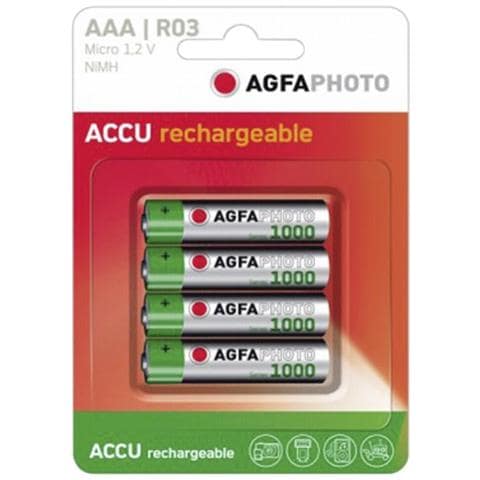 Confezione 4 Pile AAA Micro Ricaricabile - Foto 2