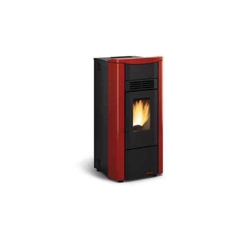 Stufa a Pellet Giusy Plus Rivestimento in Acciaio Verniciato Potenza Termica 8 kW 230 m3 Riscaldabili - Foto 1