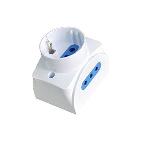 IUPS-PCP-1S2I10A - Presa da muro con 2 prese Italiane 2P+T e 1 Schuko 16A - Foto 1