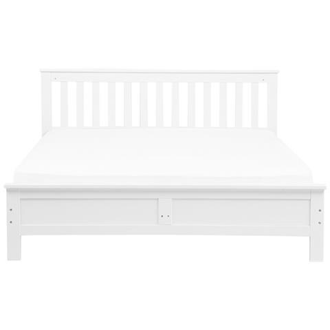 Letto A Doghe In Legno Con Rete 160 X 200 Cm Mayenne - Foto 21