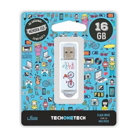 Pendrive 16GB Tech One Tech BE Bike - Foto 1