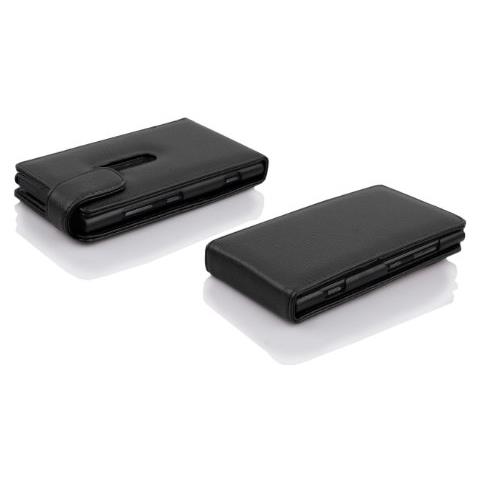 Custodia Compatibile Con Nokia Lumia 920 In Nero Ossido - Coperchio Protettivo In Design Flip Realizzato In Similpelle Testurizzata - Foto 2