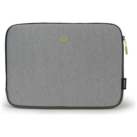 D31744 borsa per laptop 35,8 cm (14.1") Custodia a tasca Verde, Grigio - Foto 1