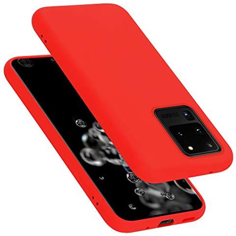 Custodia Compatibile Con Samsung Galaxy S20 Ultra In Liquid Rosso - Coperchio Protettivo In Silicone Tpu Flessibile - Foto 1