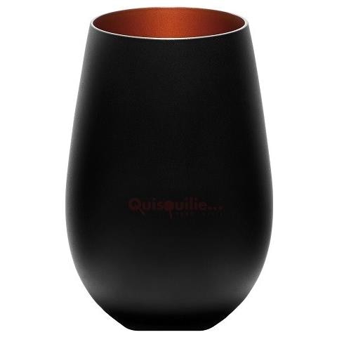 Stolzle, Set 6 Calici / bicchieri Olympic, Cristallo Senza Piombo, Lavabili In Lavastoviglie, Alta Qualità. Made In Germany - 46,5 Nero / bronzo - Foto 1