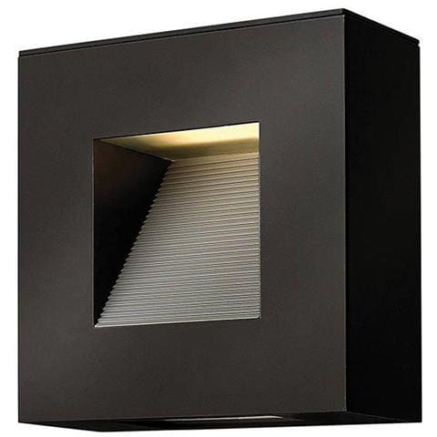 Applique Da Esterno A Led 2 Luci Nero Satinato Ip44 - Foto 1