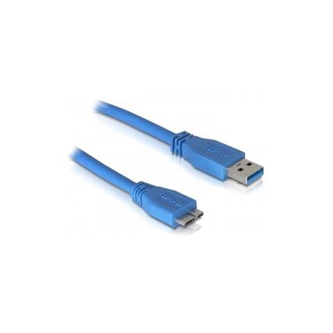 Micro USB 3.0 - 2M, USB A, 2m, Blu - Foto 1