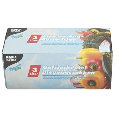 14158 sacchetto per conservare gli alimenti 3 L 75 pz Trasparente - Foto 1