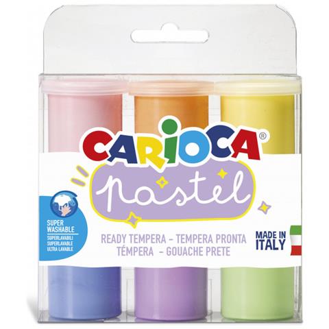 43185 colore a tempera 25 ml Barattolo Blu, Verde, Arancione, Rosa, Viola, Giallo - Foto 1