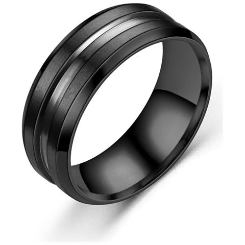 Anello Chic In Acciaio Inossidabile Black - Foto 1