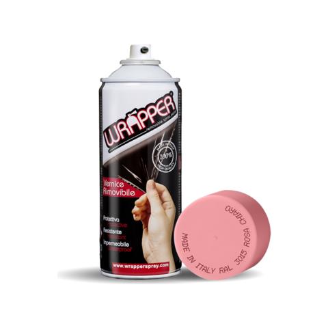 Wrapper, Pellicola Spray Rimovibile, 400 Ml - Rosa Chiaro - Ral 3015 - Foto 1