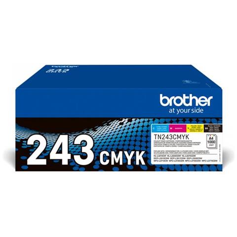 Tn-243cmyk Cartuccia Toner 1 Pz Originale Nero, Ciano, Magenta, Giallo - Foto 1
