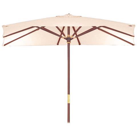 Ombrellone Per Esterno In Legno Nijatoo Rettangolare Beige 300x400cm Sun Top Garden Deluxe Collection - Foto 1