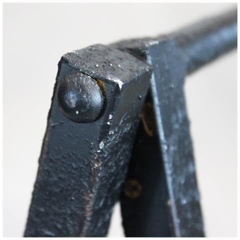 Mobile Scaffale Da Interno In Legno E Metallo A 3 Ripiani Linea Classic Low Box - Foto 2