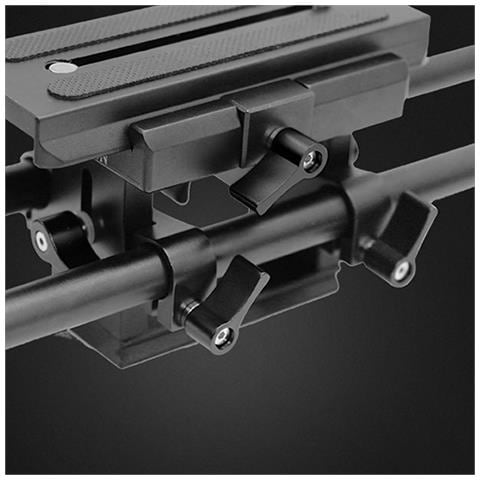 Manopola A Vite Con Maniglia Di Bloccaggio A Serraggio Manuale Tipo L Regolabile M4 Black 20 Mm - Foto 2