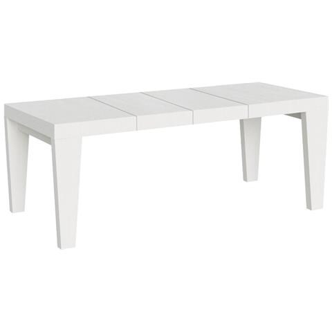 Tavolo Allungabile 90x160/264 Cm Spimbo Premium Bianco Frassino - Foto 1