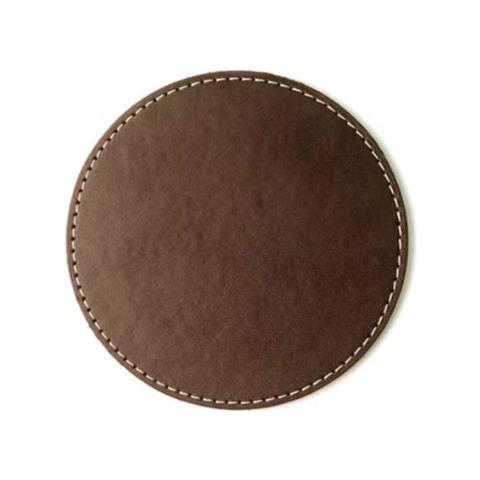 Set Di 10 Cuscinetti Termoisolanti In Pelle Pu Brown - Foto 1