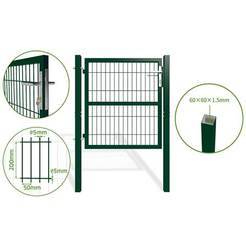 Cancello In Rete 1m Verde Razo H.100cm - Foto 1