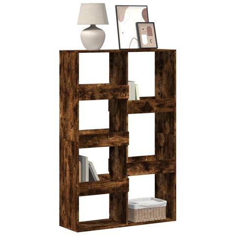 Libreria Rovere Fumo 100x33x155,5 Cm In Legno Multistrato - Foto 1