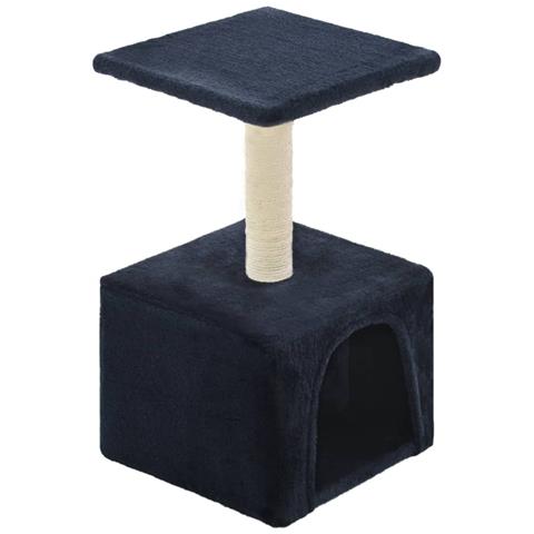 Lusso Casadino - Albero Per Gatti Con Tiragraffi In Sisal 55 Cm Blu Scuro - Foto 1