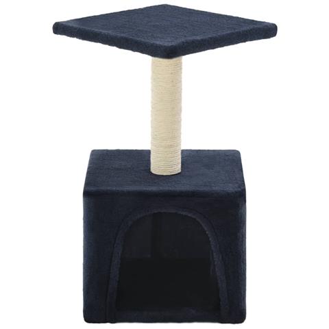 Lusso Casadino - Albero Per Gatti Con Tiragraffi In Sisal 55 Cm Blu Scuro - Foto 2