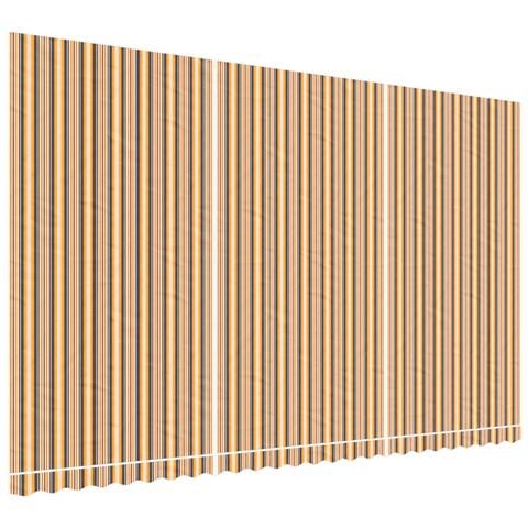 Tessuto Di Ricambio Per Tenda Strisce Multicolore 6x3,5 M - Foto 1