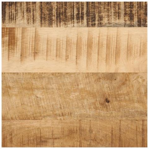 Tavolini A Incastro 3 Pz In Legno Massello Di Mango E Ferro - Foto 8