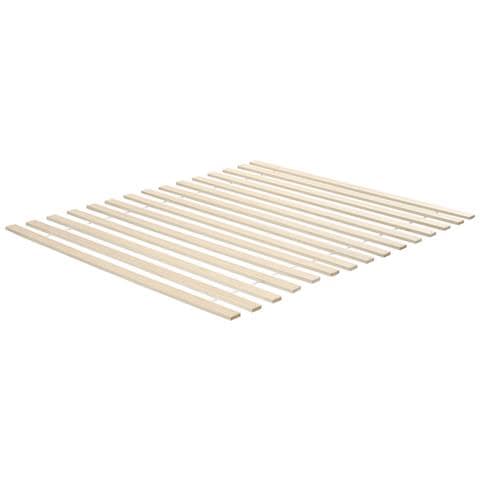Letto Legno Di Pino Gonfaron 140 X 200 Cm Marrone Chiaro - Foto 2