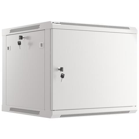 Lanberg WF01-6609-00S, Da parete, 9U, 60 kg, Lucchetti, Griglie, 23,6 kg - Foto 1