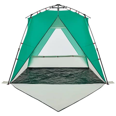 Tenda da Spiaggia 4 Persone Verde Rilascio Rapido Impermeabile - Foto 8
