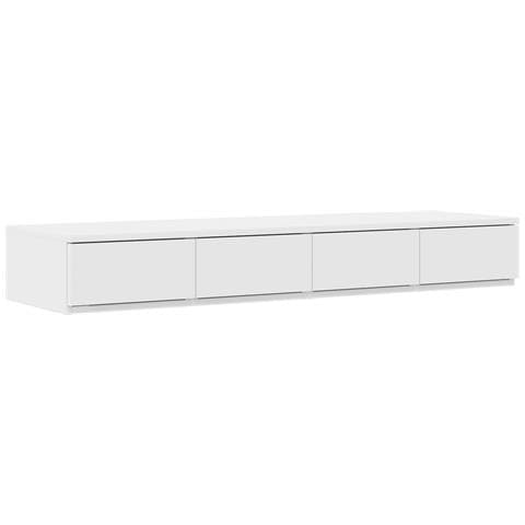 Cassetti per Letto Bianco 120x36,5x16,5 cm Legno Ingegnerizzato - Foto 1