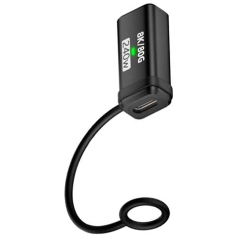 Adattatore Da Usb-c Femmina A Femmina 240w, 120gbps, Supporta 16k@ 60hz (confezione Da 2) Black - Foto 3