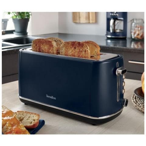 Tostapane Lungo A 2 Fette, 1550 W, Blu Notte - 15438 - Foto 2