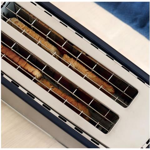 Tostapane Lungo A 2 Fette, 1550 W, Blu Notte - 15438 - Foto 5