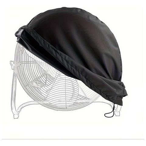 Copertura Protettiva Per Ventilatori A Piantana Da Esterno - Tessuto Oxford 210d, Nero  Xl - Foto 1