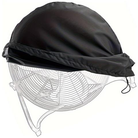 Copertura Protettiva Per Ventilatori A Piantana Da Esterno - Tessuto Oxford 210d, Nero  Xl - Foto 4