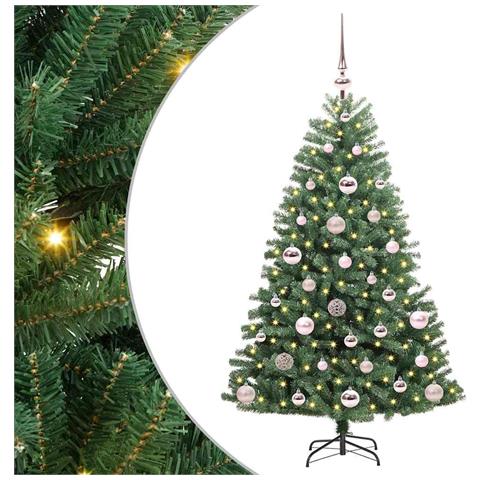 Albero di Natale Artificiale con Rami Pieghevoli Verde 120 cm - Foto 1