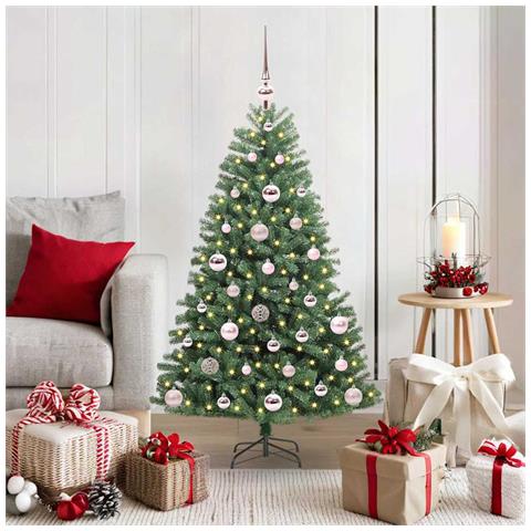 Albero di Natale Artificiale con Rami Pieghevoli Verde 120 cm - Foto 2