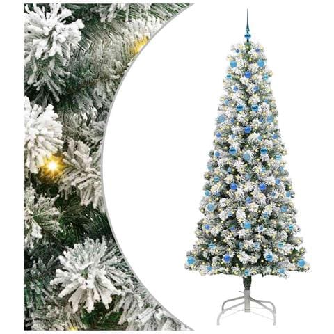 Albero di Natale Artificiale con Rami Pieghevoli 240 cm - Foto 1