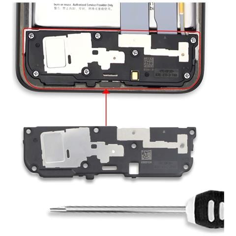 Altoparlante Esterno Con Vibrazione Integrata Per Galaxy A36 5g Service Pack, Nero - Foto 2