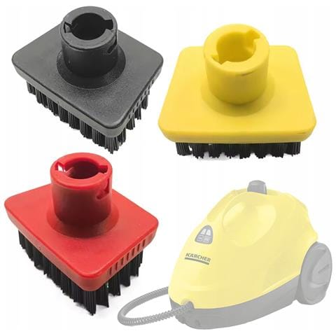 Set Di Spazzole Quadrate Di Ricambio Compatibile Con Kärcher Sc1-sc5 - Variazione Colore, Montaggio Bagnetto, Pulizia Fughe E Piastrelle - Foto 1