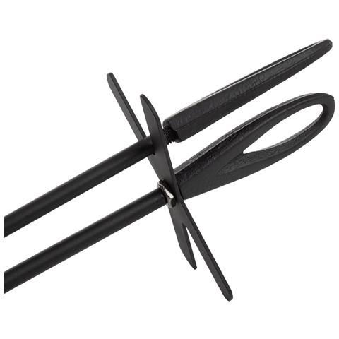 Scopino E Paletta Per Caminetto In Metallo Nero 38x11x13h - Foto 8